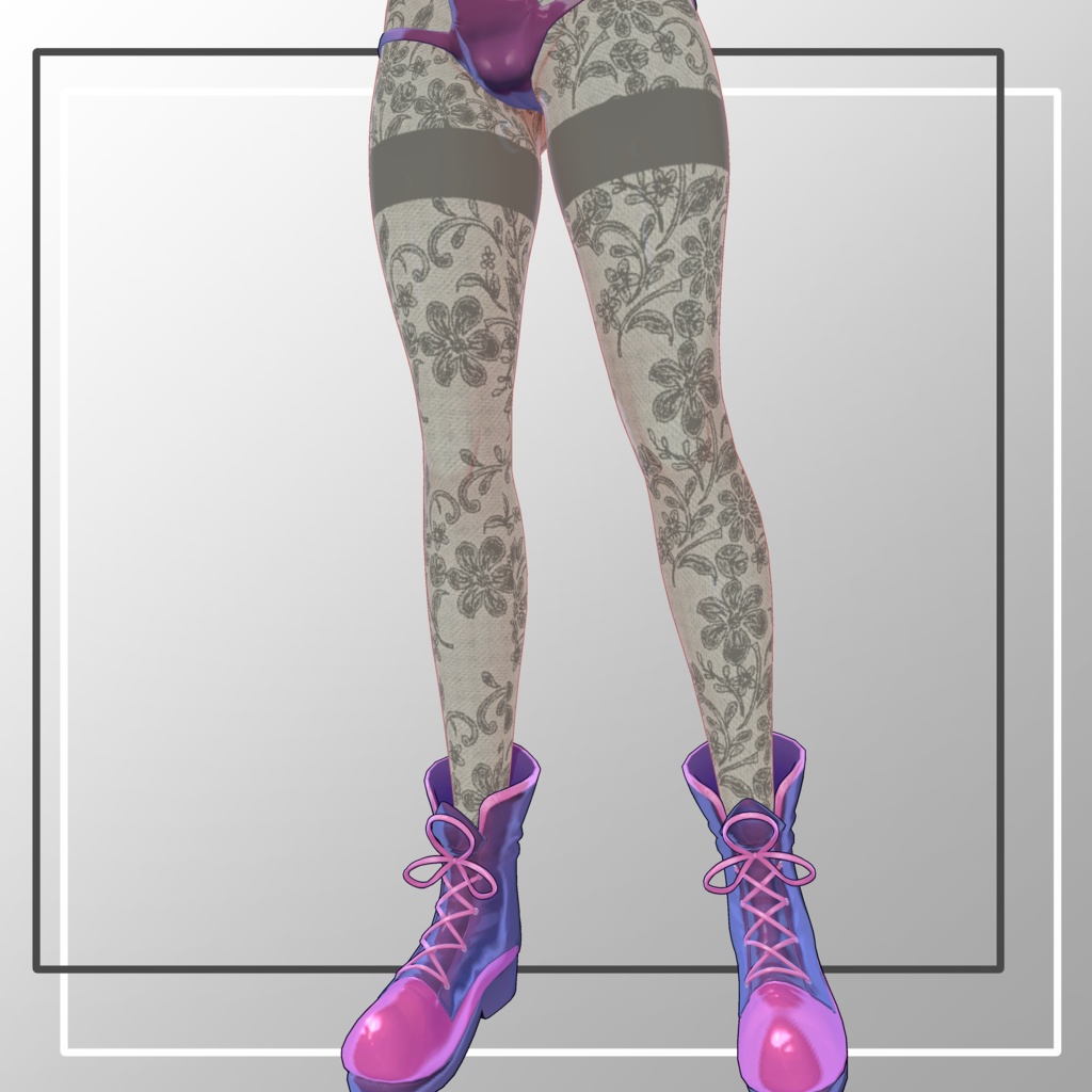 伊奈波かや対応テクスチャストッキング