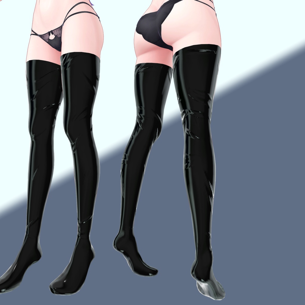 複数アバター対応ストッキング&ニーソックス