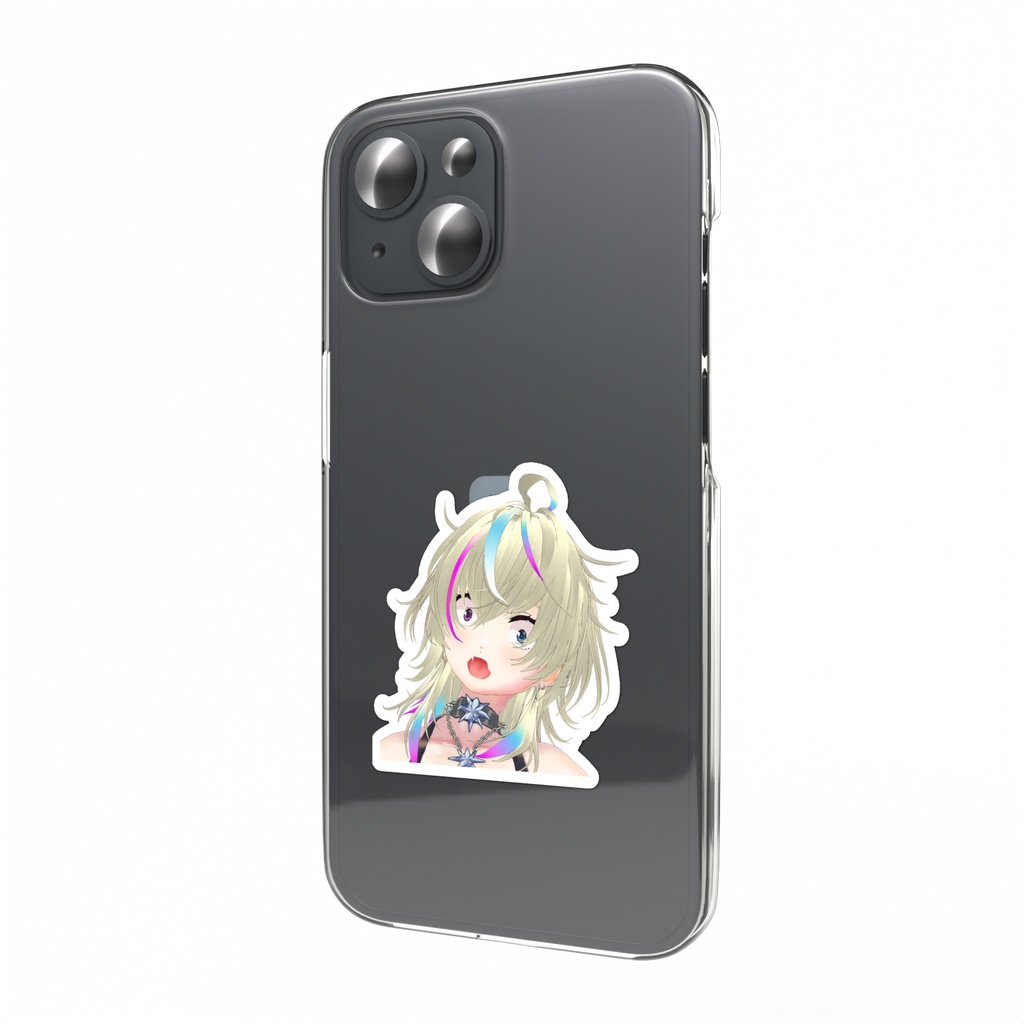 ガンギマリむぅスマホステッカーB