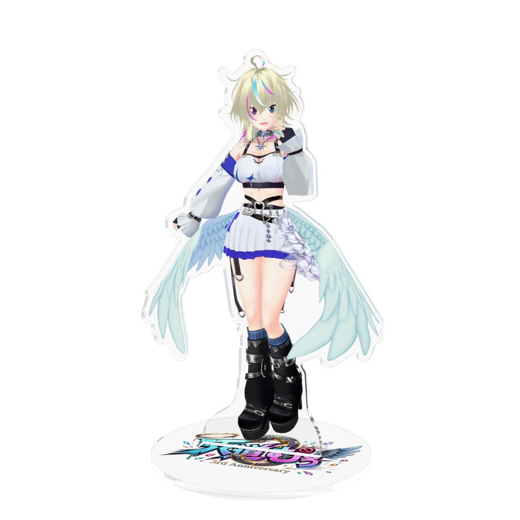 天道むぅアクリルフィギュア3周年台座Ver.B