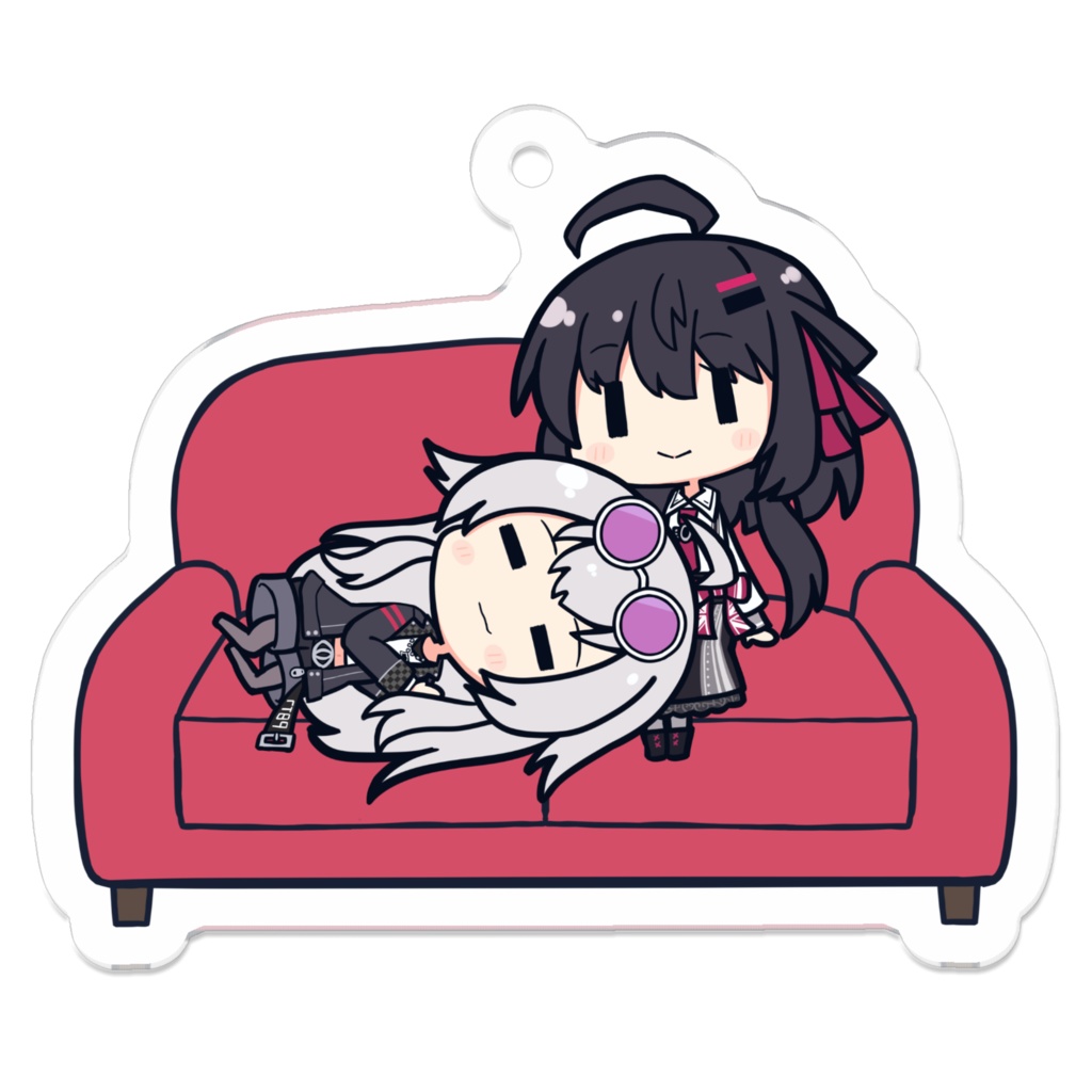 SD膝枕キーホルダーVer.B【ミニ・86擬人化】