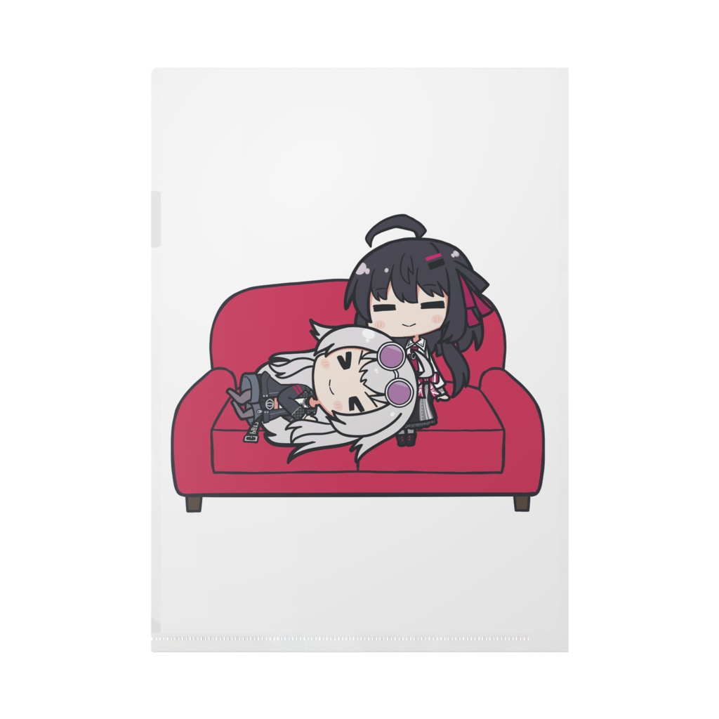 【クリアファイル】エミリアとはっちーの夏休み