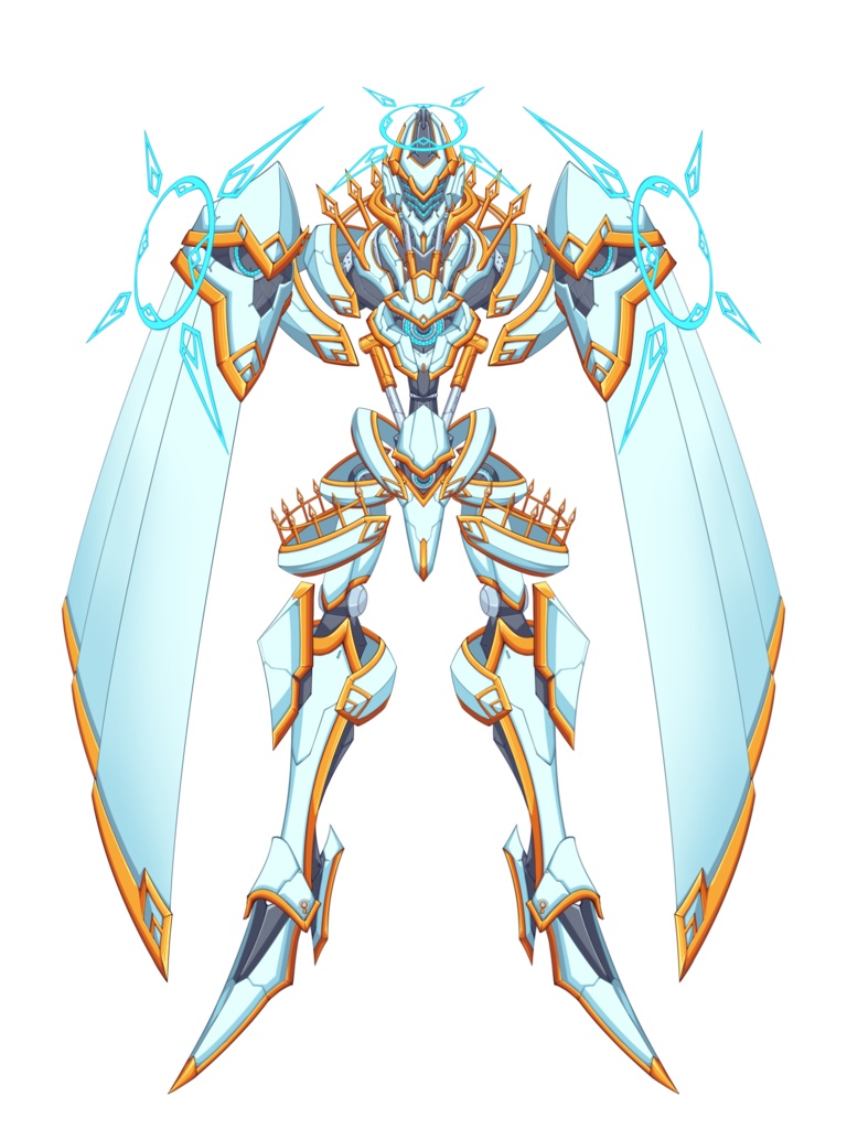 【VTS対応】メカ型汎用モデル『02号機-廻天』