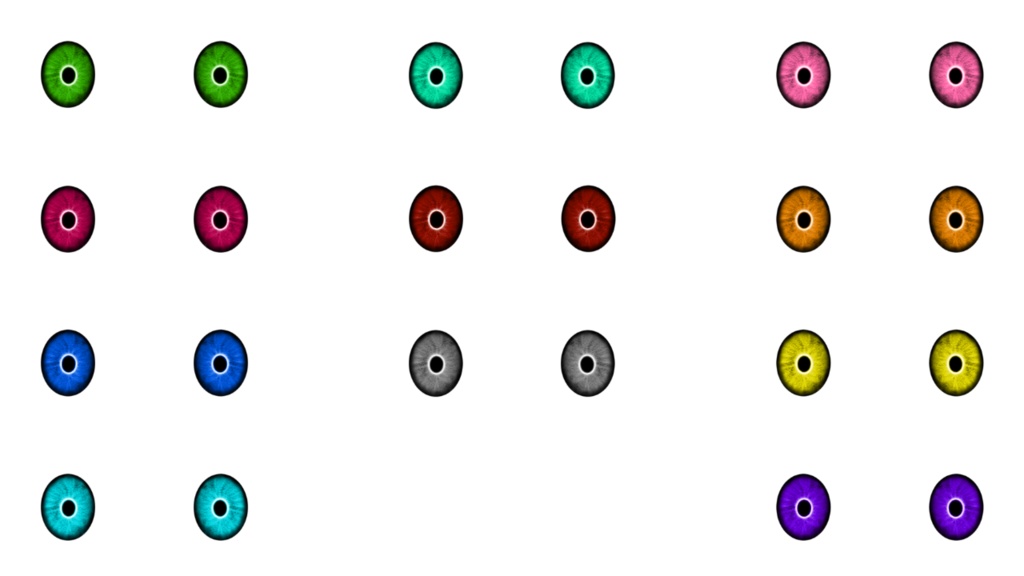【無料】瞳テクスチャセット ver.1【vroid】
