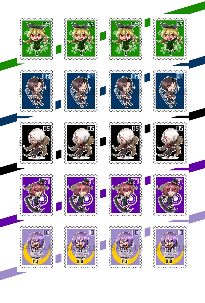 十人十色!シールセット