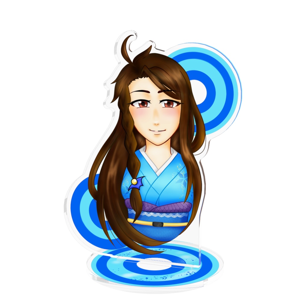 長🍊💙:アオイ アクスタ