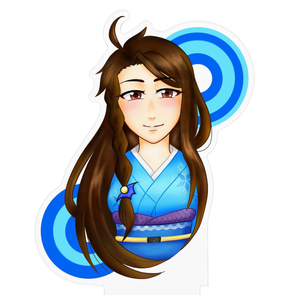 長🍊💙:アオイ アクスタ