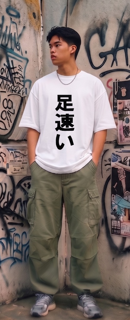 【原宿発】足速い Tシャツ / "Fast Runner"