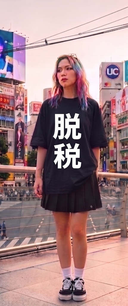 【原宿発】脱税 Tシャツ / "Tax Evasion"