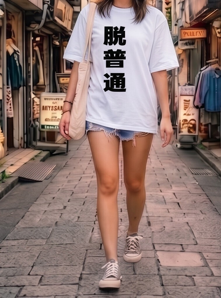 【原宿発】脱普通 Tシャツ / "Beyond Normal"