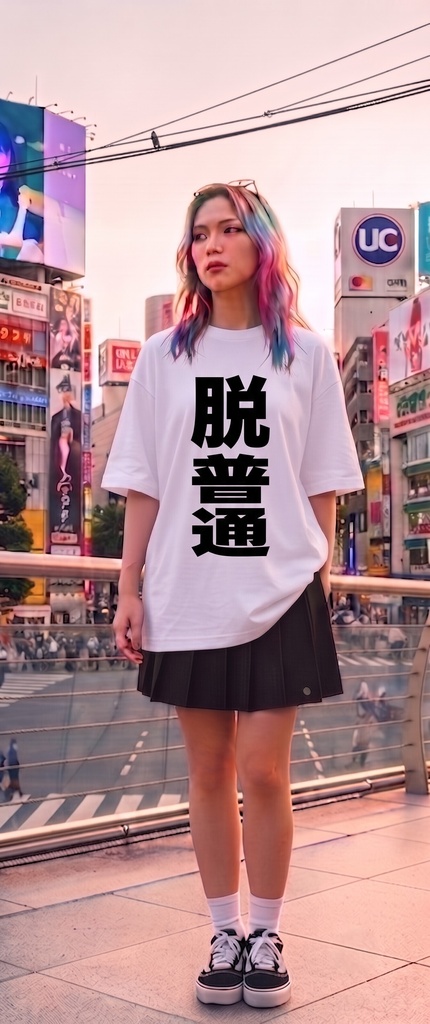 【原宿発】脱普通 Tシャツ / "Beyond Normal"