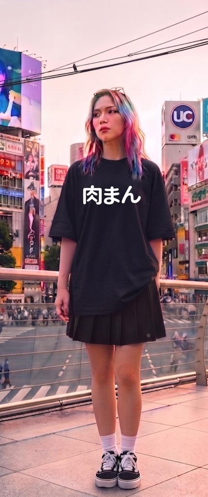【原宿発】肉まん Tシャツ / "Meat Bun"