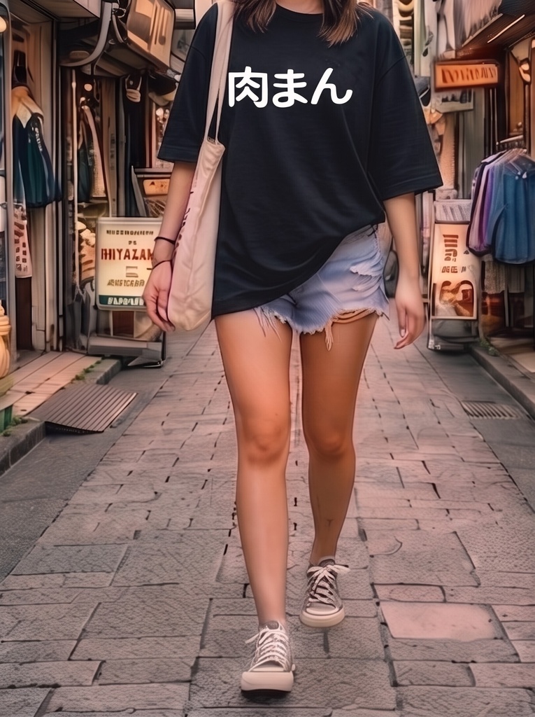 【原宿発】肉まん Tシャツ / "Meat Bun"