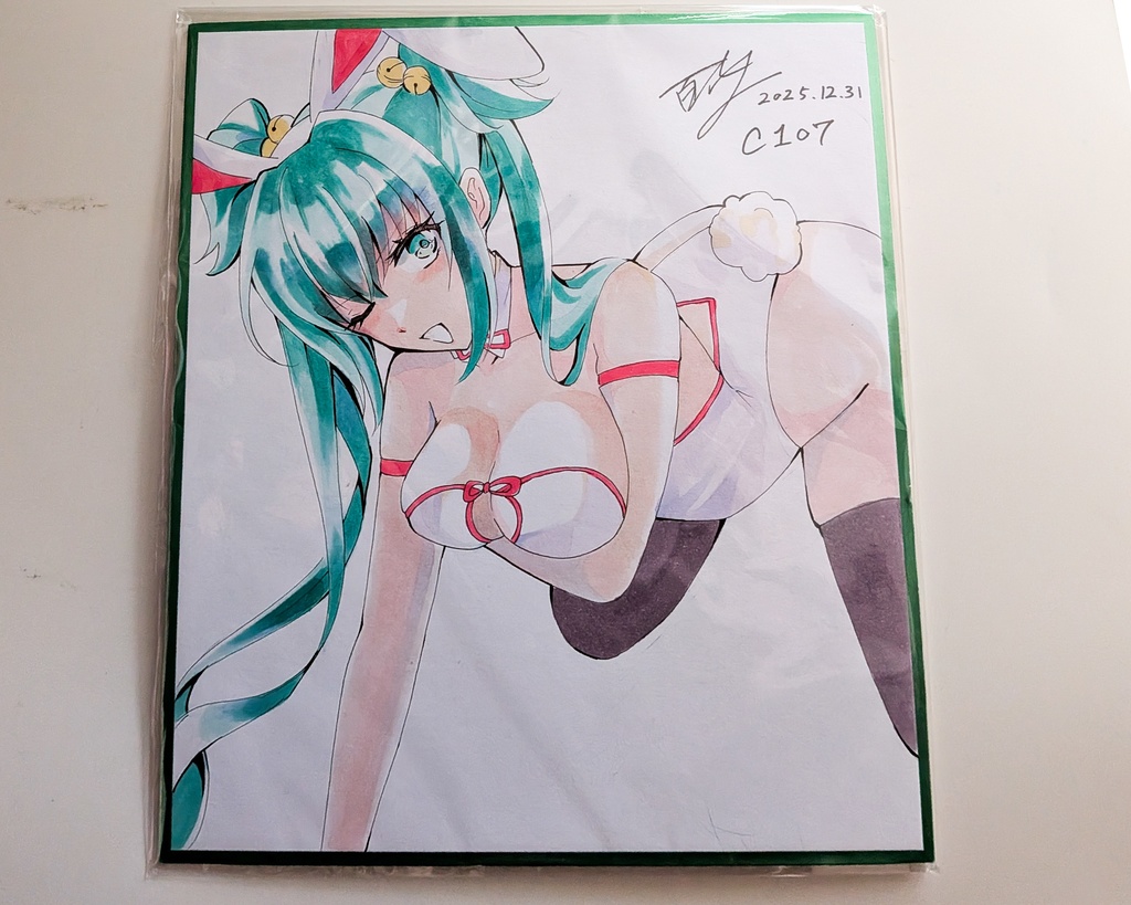 マブラヴ バニー直筆色紙