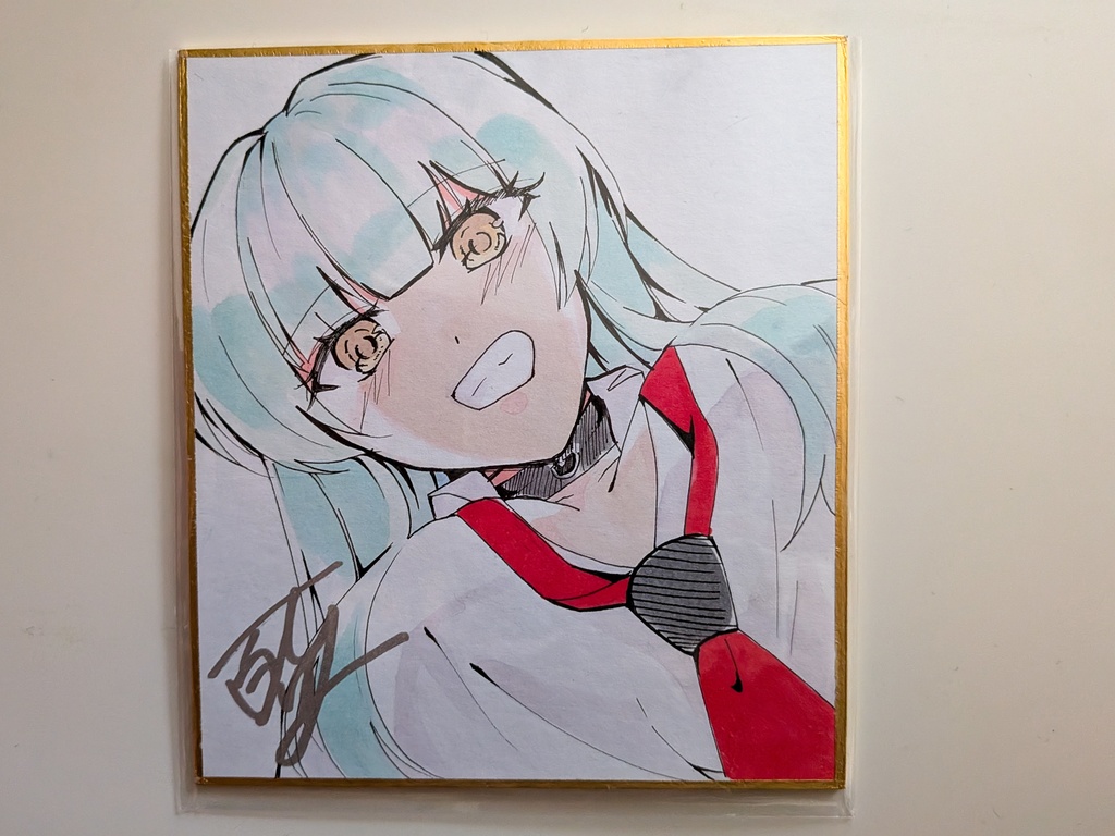 マブラヴ イラスト色紙