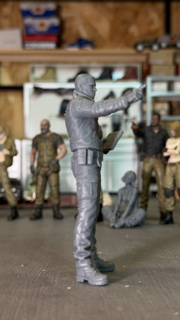 07_SQUAD LEADER 1/20|ミリタリー SF ジオラマ用 3Dプリント品