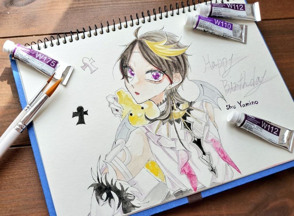 ShuYamino 水彩原画