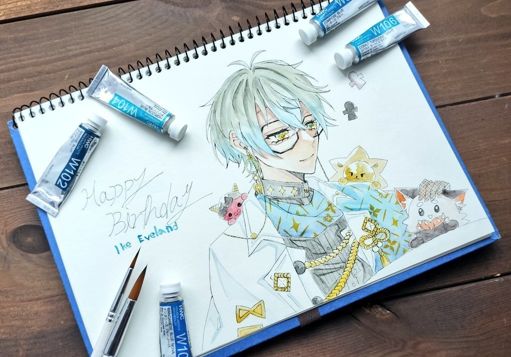 IkeEveland 水彩原画