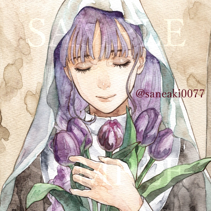 原画＊【不滅】透明水彩