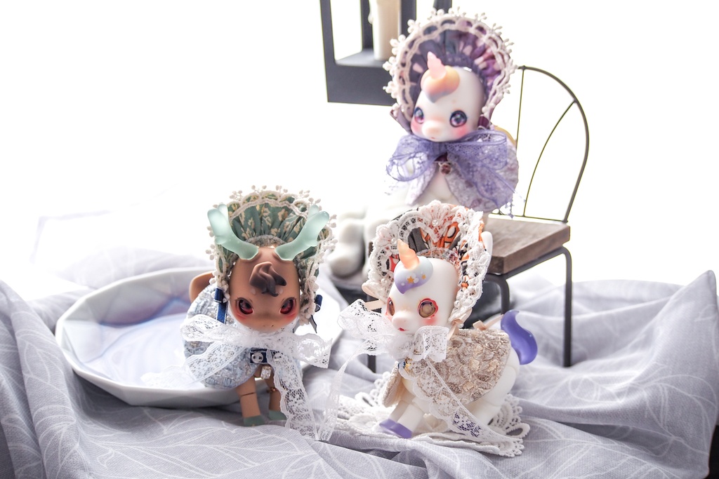 cocoriang Crail/Shiftyサイズ ボンネット&ケープセット