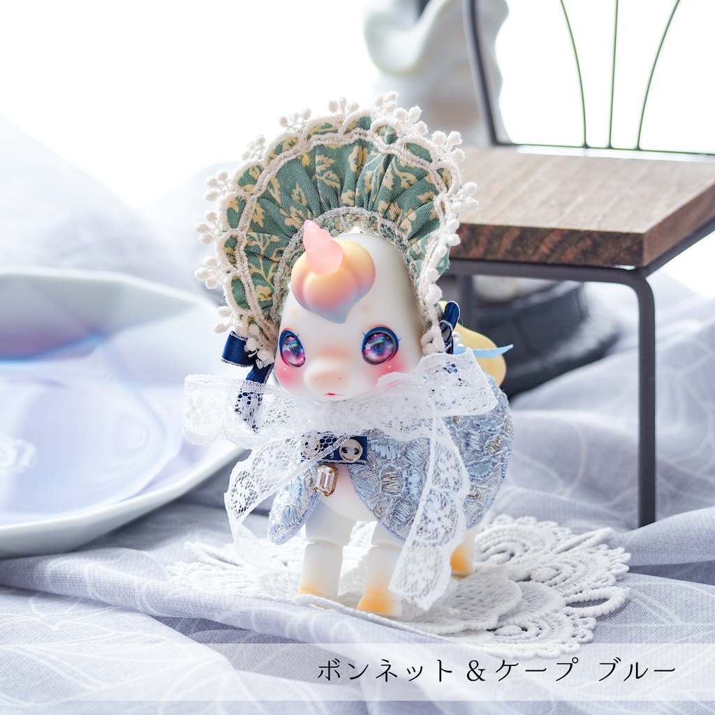 cocoriang Crail/Shiftyサイズ ボンネット&ケープセット