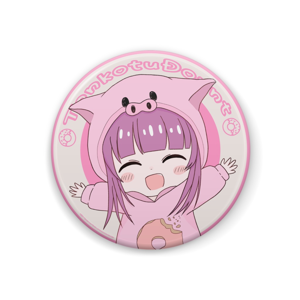 とんちゃん缶バッジ-44mm-