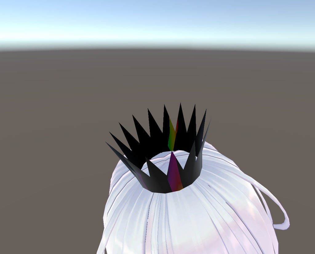 【無料】シンプルな黒色王冠