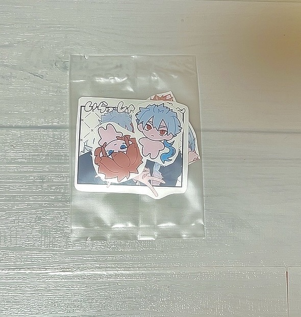 白雨ネコアクキー