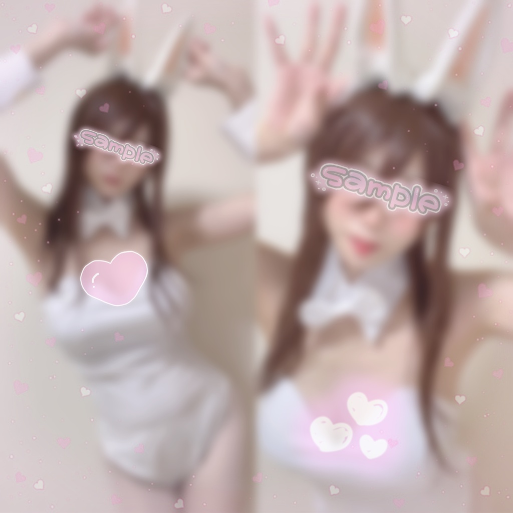 白バニー×三玖チェキ