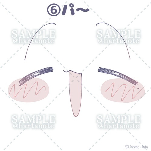 かわいい顔のアイコン/喜びアソート(無料顔有り)