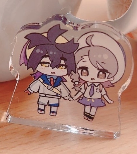 【同人】自立型スグアオちゃんミニアクスタ【にへへver.】