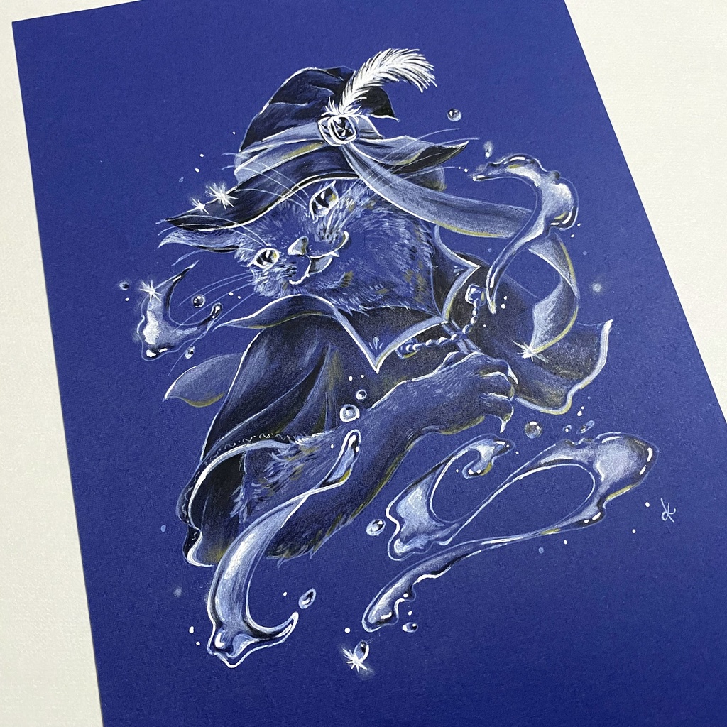 【原画】水使いの猫