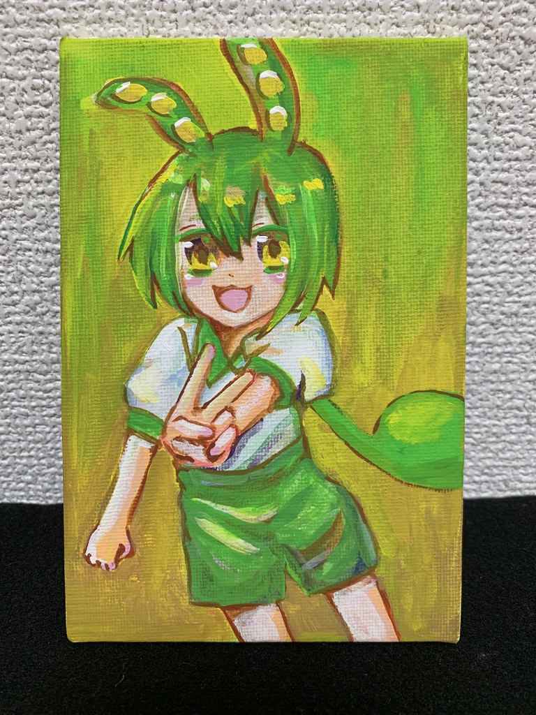 ずんだもん　キャンバスアート原画