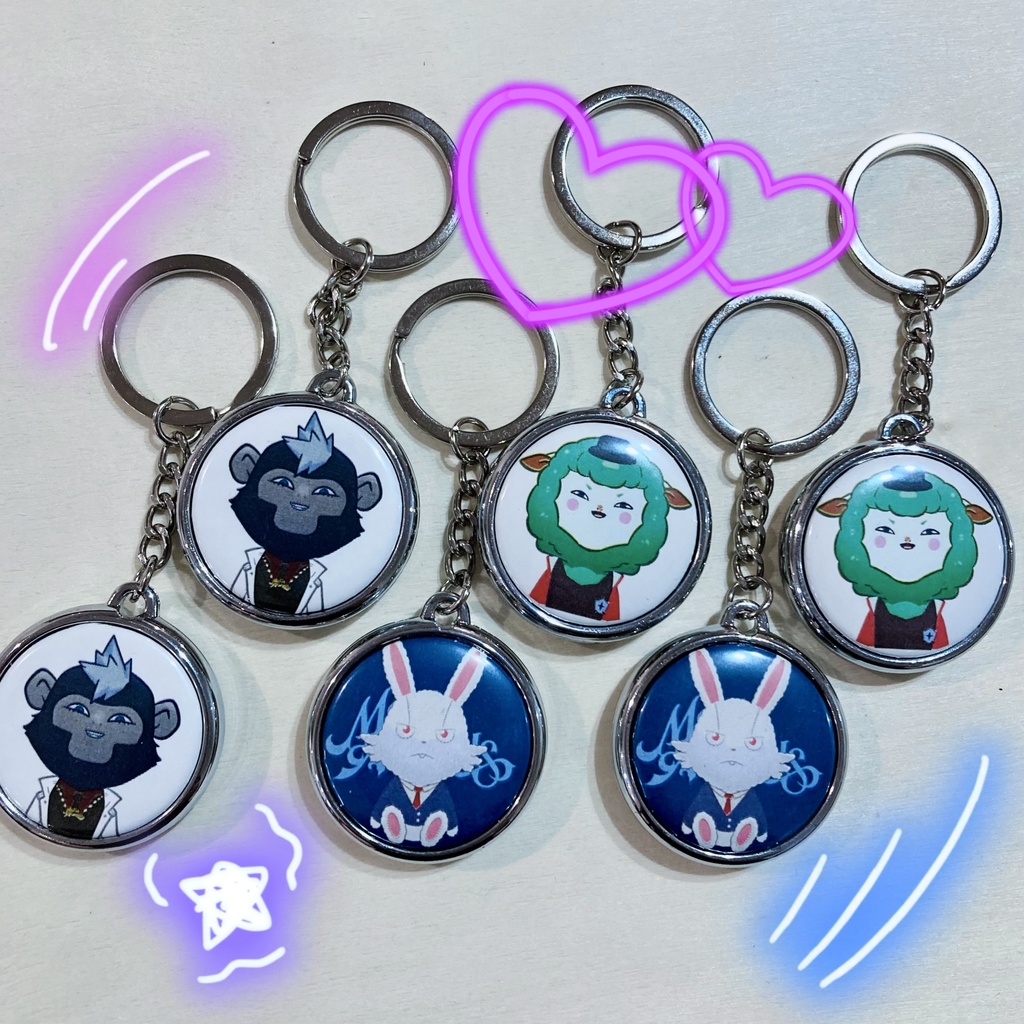 ミニキーホルダー/缶バッジ