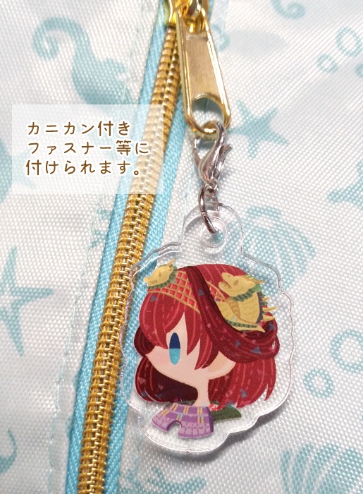 城娘アクリルチャーム