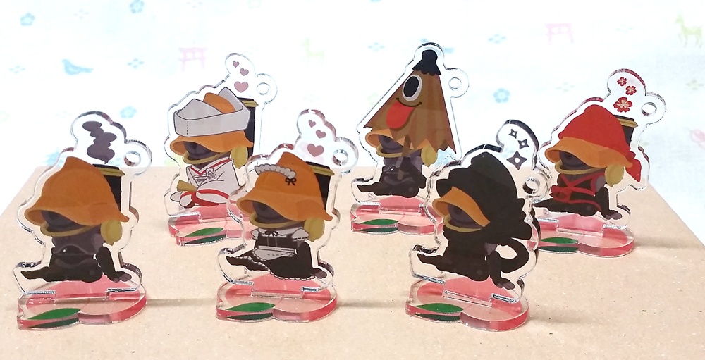 桃形兜 仮装アクリルフィギュア