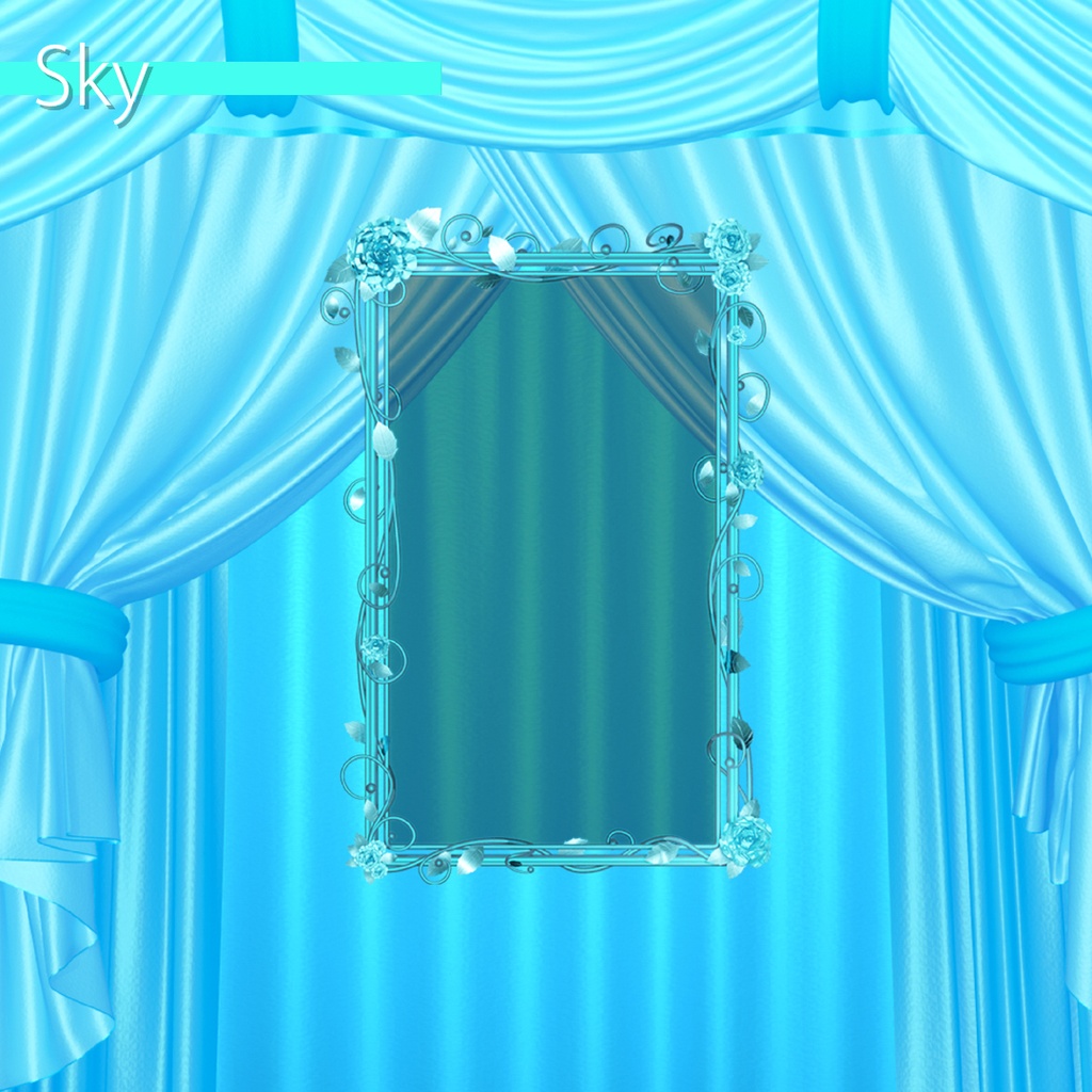 【Color curtain】配信用動画背景素材