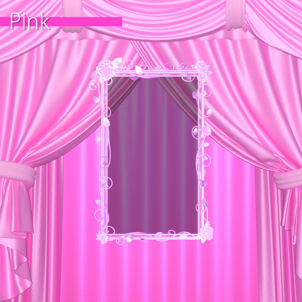 【Color curtain】配信用動画背景素材