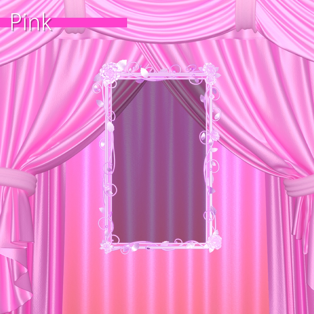【Color curtain】配信用動画背景素材