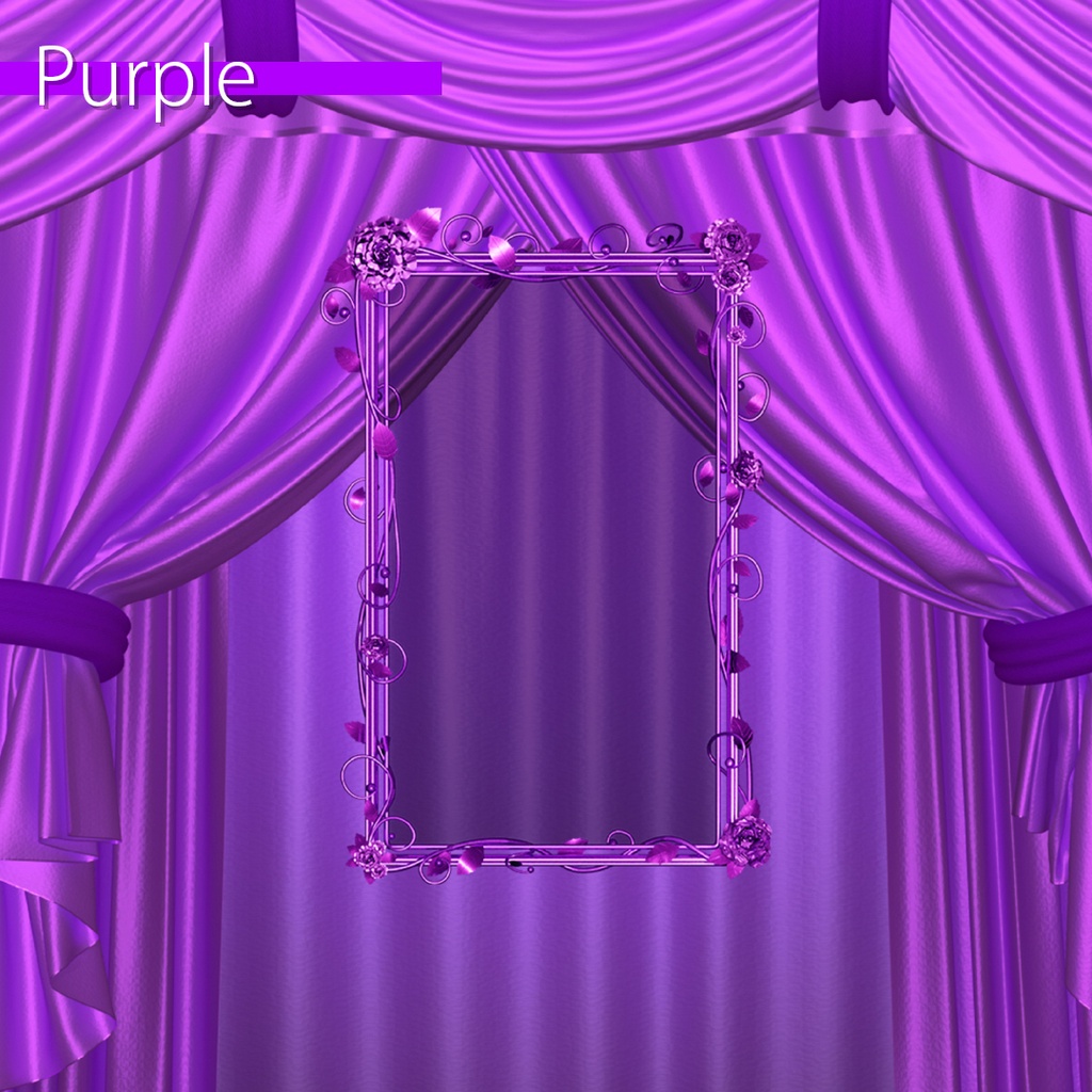 【Color curtain】配信用動画背景素材