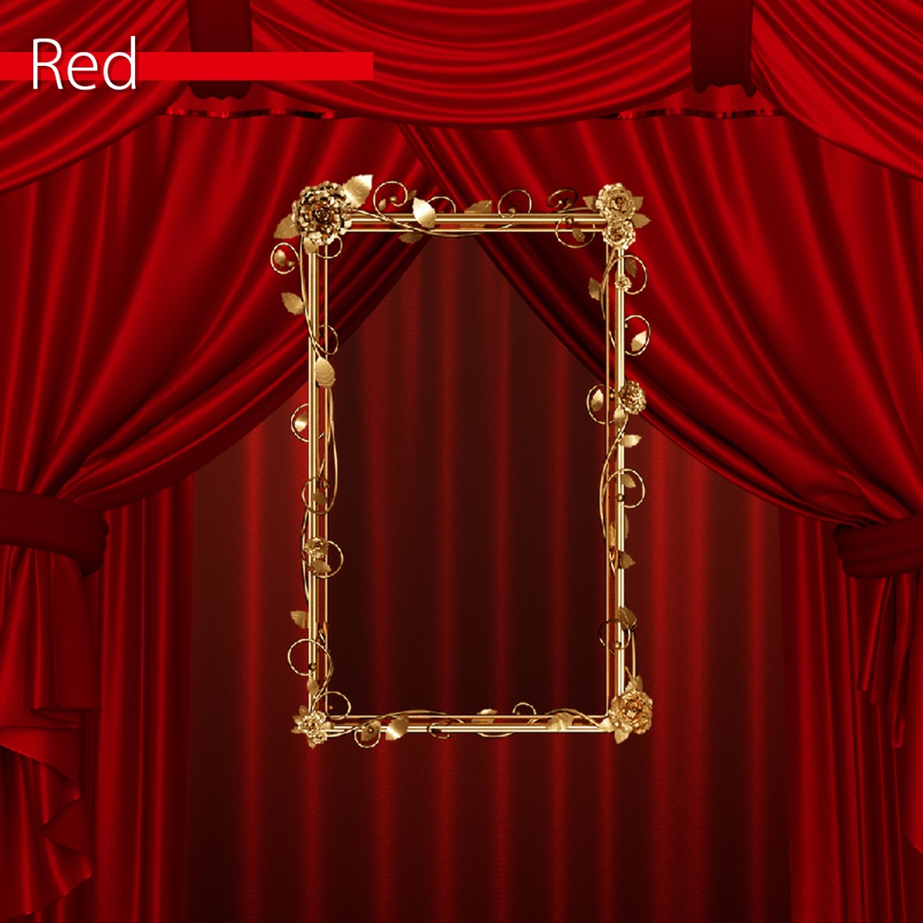 【Color curtain】配信用動画背景素材