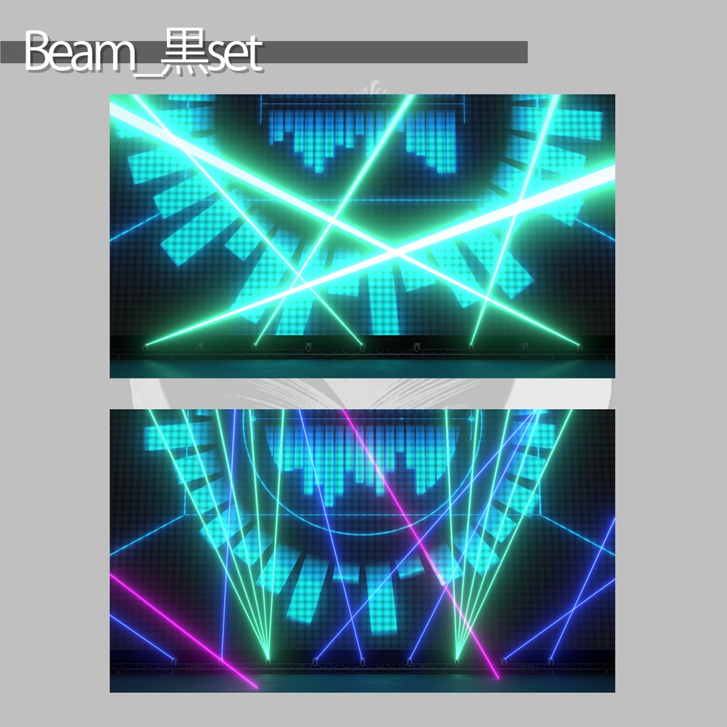 【livestage -Beam-】配信用動画背景素材