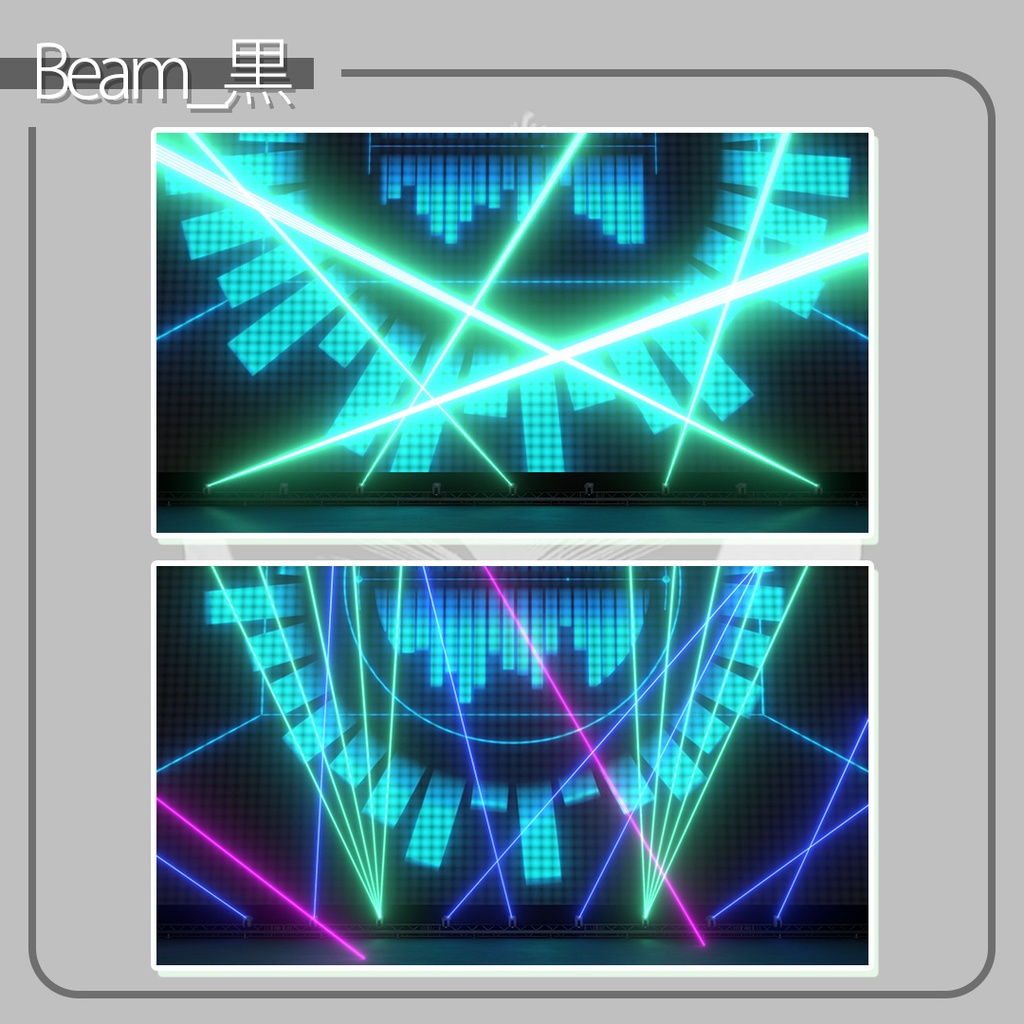 LiveStage 【-Beam-】配信用動画背景素材