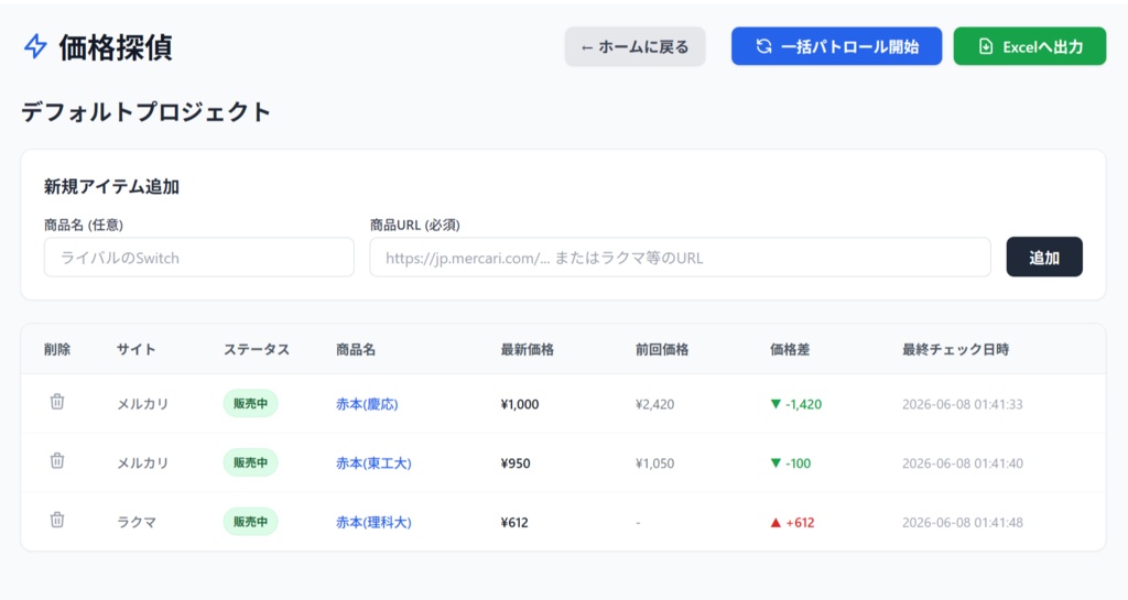 価格探偵