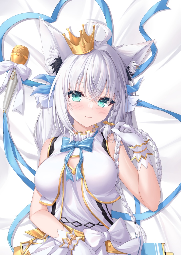 世界一可愛い白上フブキ 抱き枕カバー (全年齡)