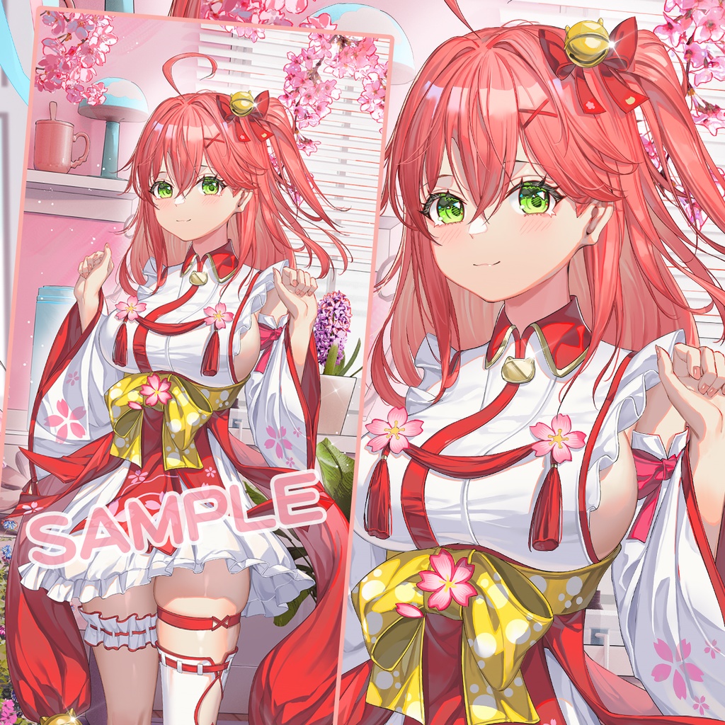 【C107】BIG！さくらmiko等身大タペストリー