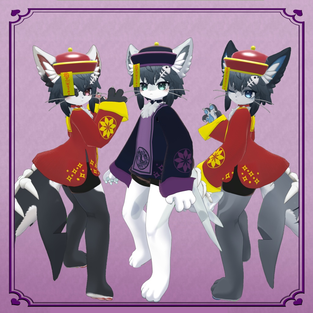 Jiangshi Clothes- キョンシー 服 【シャロくん用】