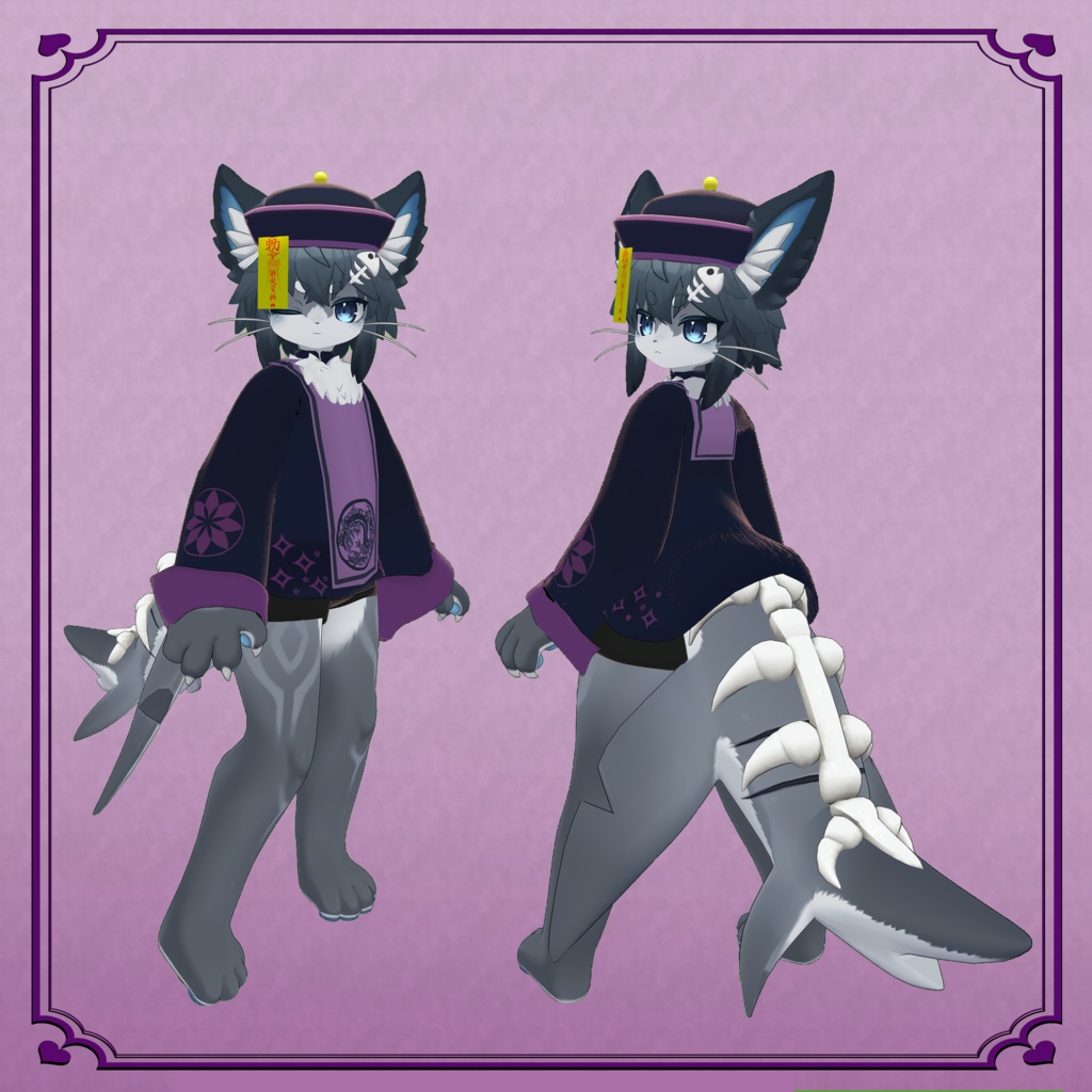 Jiangshi Clothes- キョンシー 服 【シャロくん用】