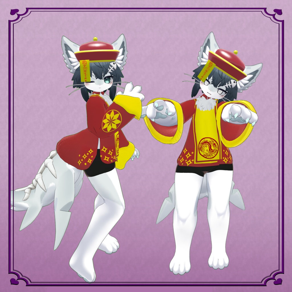 Jiangshi Clothes- キョンシー 服 【シャロくん用】