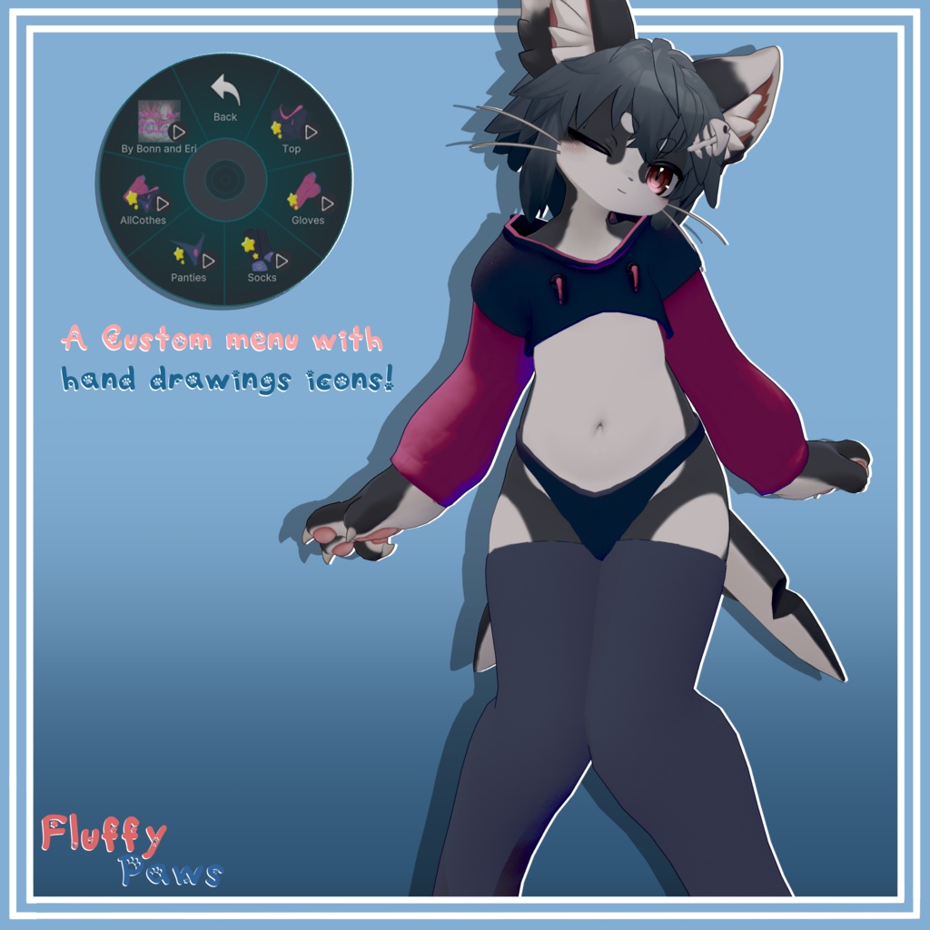 Chalo 🐈 SkullGirly Chothes 🐾【シャロくん用】